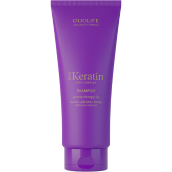 Duolife Kerati Hair Complex Šampon 200 Ml pro suché a poškozené vlasy